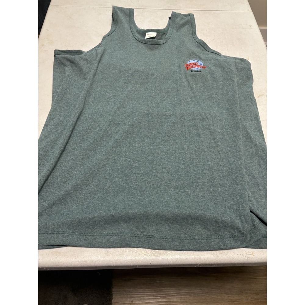 VTG Planet Hollywood‎ Bangkok Tank Top Green
